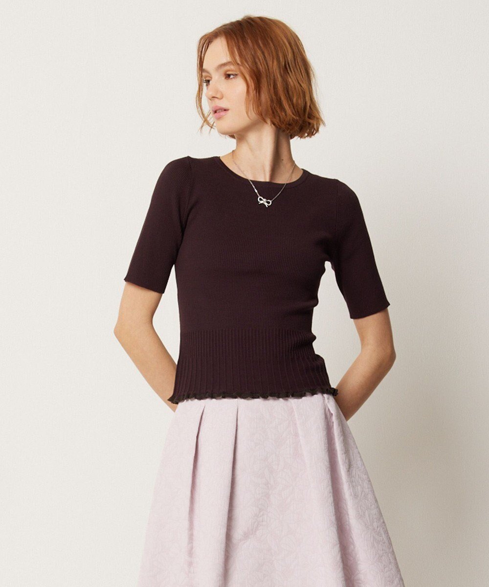 【トッカ/TOCCA】の【洗える】RESONATE プルオーバー インテリア・キッズ・メンズ・レディースファッション・服の通販 founy(ファニー) 　ファッション　Fashion　レディースファッション　Fashion for Women　トップス・カットソー　Cut & Sew Tops　ニット　Knit Tops & Sweaters　カジュアルプルオーバー・ニットトップス　Pullovers & Knit Tops / Casual Pullovers　セーター　Sweater, Knitwear　夏　Summer　S/S・春夏　SS, Spring/Summer, Warm Season　洗える　Machine Washable　A/W・秋冬　Autumn/Winter　ブラウン系|ID: prp329100004624812 ipo3291000000033398794
