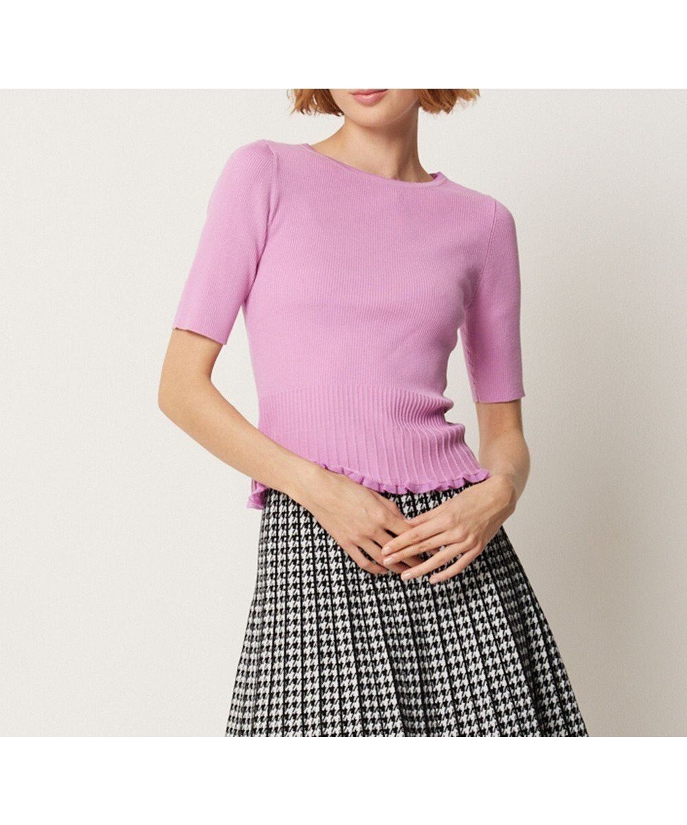 【トッカ/TOCCA】の【洗える】RESONATE プルオーバー インテリア・キッズ・メンズ・レディースファッション・服の通販 founy(ファニー) ファッション Fashion レディースファッション Fashion for Women トップス・カットソー Cut & Sew Tops ニット Knit Tops & Sweaters カジュアルプルオーバー・ニットトップス Pullovers & Knit Tops / Casual Pullovers おすすめ Recommended / Our Picks アンサンブル Ensemble Set カーディガン Cardigan, Knitwear セーター Sweater, Knitwear フリル Frill, Ruffle 人気 Popular, Best Seller 夏 Summer 定番 Standard, Basic Item S/S・春夏 SS, Spring/Summer, Warm Season 洗える Machine Washable A/W・秋冬 Autumn/Winter ピンク系|ID: prp329100004624812 ipo3291000000033683435