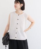 【グリーンパークス/Green Parks】の前後2way ミックスカラーノースリーブニット 人気、トレンドファッション・服の通販 founy(ファニー) ファッション Fashion レディースファッション Fashion for Women トップス・カットソー Cut & Sew Tops ニット Knit Tops & Sweaters キャミソール&ノースリーブ Camisoles & Sleeveless Tops おすすめ Recommended / Our Picks セーター Sweater, Knitwear ベスト Vest, Waistcoat ポケット Pocket, Pocket Detail ミックス Mix, Mixed Style A/W・秋冬 Autumn/Winter thumbnail Light Gray|ID: prp329100004624960 ipo3291000000033325571