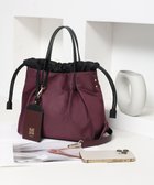 【スタイルコード/STYLE CODE】の【PADMA/パドマ】ナイロン×レザー 巾着 ショルダーバッグ 2WAY ワイン|ID: prp329100004624962 ipo3291000000033221943