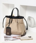 【スタイルコード/STYLE CODE】の【PADMA/パドマ】ナイロン×レザー 巾着 ショルダーバッグ 2WAY ベージュ|ID: prp329100004624962 ipo3291000000033221952
