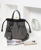 【スタイルコード/STYLE CODE】の【PADMA/パドマ】ナイロン×レザー 巾着 ショルダーバッグ 2WAY グレー|ID: prp329100004624962 ipo3291000000033221954