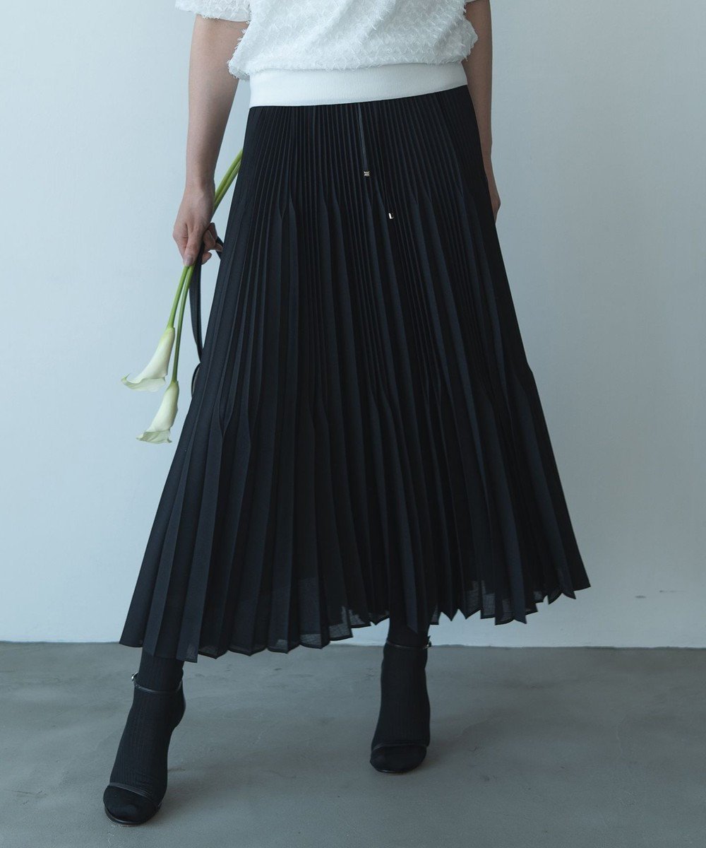【自由区/JIYU-KU】の【カトリエムブーケ】Plis aleatoires シアープリーツスカート 人気、トレンドファッション・服の通販 founy(ファニー) 　ファッション　Fashion　レディースファッション　Fashion for Women　スカート　Skirts　プリーツスカート / 上品フェミニンスタイル　Pleated Skirts　プリーツ　Pleats, Pleated　ミックス　Mix, Mixed Style　モダン　Modern, Contemporary　A/W・秋冬　Autumn/Winter　エレガント 上品　Elegant　 other-1|ID: prp329100004624972 ipo3291000000033716299