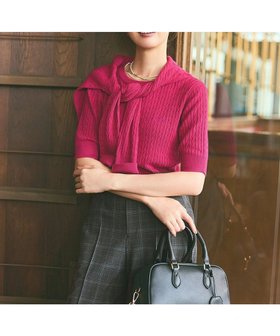 【エニィ スィス/any SiS】の【UVカット・洗える】ケーブルニット プルオーバー 人気、トレンドファッション・服の通販 founy(ファニー) ファッション Fashion レディースファッション Fashion for Women トップス・カットソー Cut & Sew Tops ニット Knit Tops & Sweaters カジュアルプルオーバー・ニットトップス Pullovers & Knit Tops / Casual Pullovers アンサンブル Ensemble Set 洗える Machine Washable カーディガン Cardigan, Knitwear ストレッチ Stretch, Stretchy Fabric スリット Slit, Slit Detail セーター Sweater, Knitwear トレンド Trend, Trending Now ボトム Bottoms, Lower Wear ミックス Mix, Mixed Style A/W・秋冬 Autumn/Winter おすすめ Recommended / Our Picks 新作・新入荷 New Arrivals / New In |ID:prp329100004625001