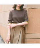 【エニィ スィス/any SiS】のケーブルニット プルオーバー モカ|ID: prp329100004625001 ipo3291000000033644508