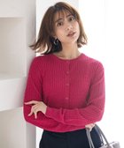 【エニィ スィス/any SiS】の【UVカット・洗える】ケーブルニット カーディガン 人気、トレンドファッション・服の通販 founy(ファニー) ファッション Fashion レディースファッション Fashion for Women トップス・カットソー Cut & Sew Tops ニット Knit Tops & Sweaters カーディガン・羽織り Layered Style Cardigans アンサンブル Ensemble Set 洗える Machine Washable 秋 Autumn カーディガン Cardigan, Knitwear ストレッチ Stretch, Stretchy Fabric トレンド Trend, Trending Now 羽織 Haori, Light Jacket ミックス Mix, Mixed Style A/W・秋冬 Autumn/Winter おすすめ Recommended / Our Picks エレガント 上品 Elegant 新作・新入荷 New Arrivals / New In thumbnail ラズベリー|ID: prp329100004625002 ipo3291000000033325591