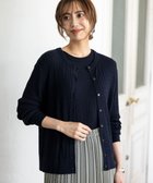 【エニィ スィス/any SiS】のケーブルニット カーディガン ネイビー|ID: prp329100004625002 ipo3291000000033943712