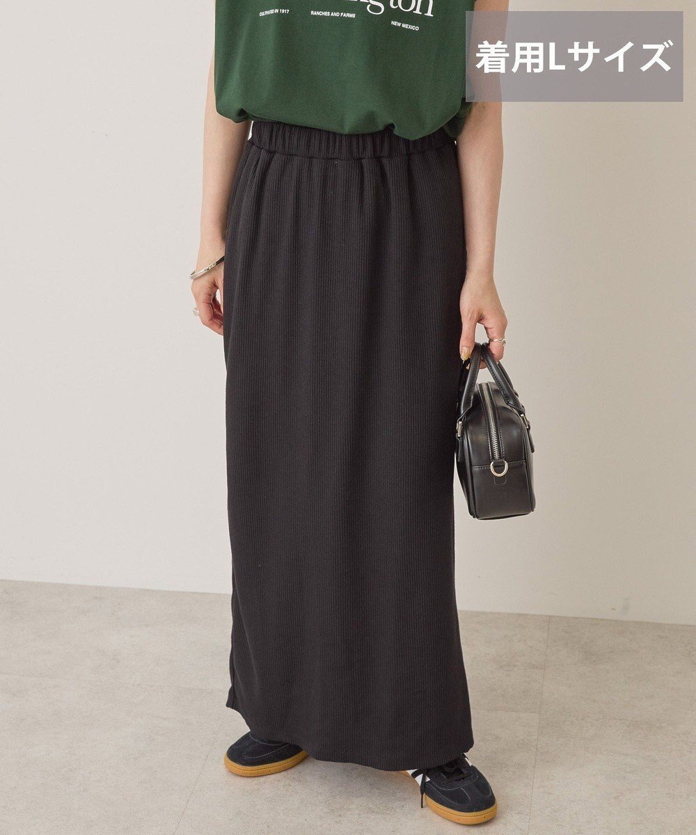 【アメリカンホリック/AMERICAN HOLIC】の【選べる丈】リブタイトスカート インテリア・キッズ・メンズ・レディースファッション・服の通販 founy(ファニー) ファッション Fashion レディースファッション Fashion for Women スカート Skirts スリット Slit, Slit Detail タイトスカート Pencil Skirt, Tight Skirt 夏 Summer 春 Spring S/S・春夏 SS, Spring/Summer, Warm Season Black|ID: prp329100004625057 ipo3291000000033650094