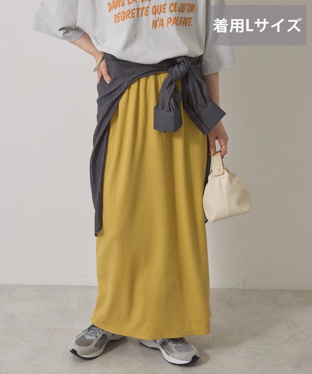 【アメリカンホリック/AMERICAN HOLIC】の【選べる丈】リブタイトスカート インテリア・キッズ・メンズ・レディースファッション・服の通販 founy(ファニー) ファッション Fashion レディースファッション Fashion for Women スカート Skirts スリット Slit, Slit Detail タイトスカート Pencil Skirt, Tight Skirt 夏 Summer 春 Spring S/S・春夏 SS, Spring/Summer, Warm Season Mustard|ID: prp329100004625057 ipo3291000000033650099