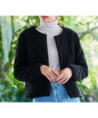 【ティアクラッセ/Tiaclasse】のボアキルトショートジャケット ブラック|ID: prp329100004625164 ipo3291000000033645628