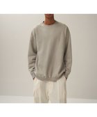 【エイトン/ATON】のNATURAL DYED URAKE オーバーサイズスウェットシャツ - UNISEX 人気、トレンドファッション・服の通販 founy(ファニー) ファッション Fashion レディースファッション Fashion for Women トップス・カットソー Cut & Sew Tops シャツ・ブラウス・オフィスカジュアル Elegant Blouses & Button-Ups レディースパーカー・カジュアルフーディー Casual Hoodies & Sweatshirts スウェット・クルーネックトップス Sweatshirts & Crewnecks / Relaxed Fit Sweat Tops ヴィンテージ Vintage Style スウェット / スエット Sweatshirt, Sweatwear トライアングル Triangle, Triangular Shape トレーナー Sweatshirt, Trainer ユニセックス Unisex, Genderless A/W・秋冬 Autumn/Winter S/S・春夏 SS, Spring/Summer, Warm Season 夏 Summer thumbnail GRAY|ID: prp329100004625320 ipo3291000000033385921