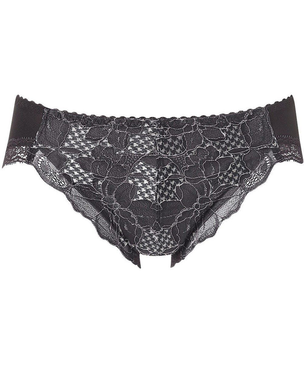 【ワコール/WACOAL】のショーツ 【SUHADA ONE】 BXB411とペア はきこみ丈あさめ やわらかく伸びる(バック) レディース PXB111 /ワコール インテリア・キッズ・メンズ・レディースファッション・服の通販 founy(ファニー) 　ファッション　Fashion　レディースファッション　Fashion for Women　バッグ　Bags　アンダー　Underwear Essentials　エレガント 上品　Elegant　ショーツ　Shorts, Short Pants　トレンド　Trend, Trending Now　フロント　Front, Front Design　プリント　Print, Printed Pattern　モダン　Modern, Contemporary　レース　Lace, Lace Fabric　ブラック|ID: prp329100004625337 ipo3291000000036288218