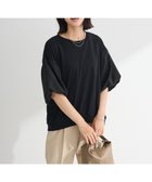 【グリーンパークス/Green Parks】の袖バルーンドッキングプルオーバー Black|ID: prp329100004625341 ipo3291000000034566384