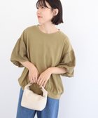 【グリーンパークス/Green Parks】の袖バルーンドッキングプルオーバー Khaki|ID: prp329100004625341 ipo3291000000034566385