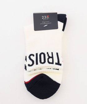 【23区 ゴルフ/NIJYUSANKU GOLF】の【WOMEN】ロゴラインハーフソックス 15cm 人気、トレンドファッション・服の通販 founy(ファニー) ファッション Fashion レディースファッション Fashion for Women ソックス&靴下 Socks & Hosiery レッグウェア・ストッキング Legwear & Hosiery アクリル Acrylic Material 抗菌 Antibacterial, Bacteria-Resistant シンプル Simple, Minimal スポーツ Sports, Activewear ソックス Socks, Hosiery トレンド Trend, Trending Now ハーフ Half, Half-Length フィット Fit, Slim Fit おすすめ Recommended / Our Picks ゴルフ Golf |ID:prp329100004625345