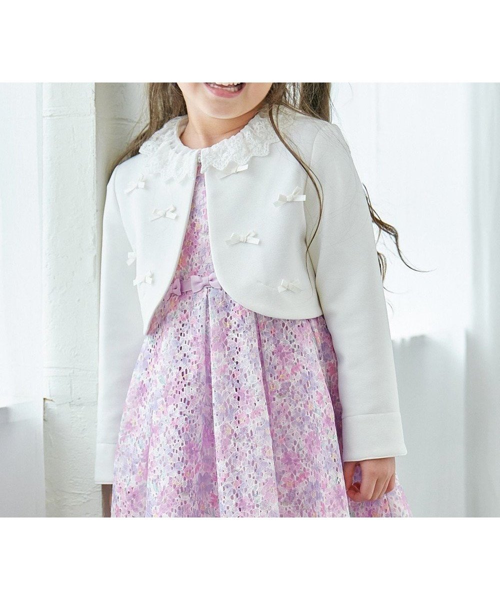 【エニィ/ANY / KIDS】のグログランリボンジャケット インテリア・キッズ・メンズ・レディースファッション・服の通販 founy(ファニー) ファッション Fashion キッズファッション Fashion for Kids アウター Coat Outerwear /Kids 春 Spring ジャケット Jacket, Outerwear 定番 Standard, Basic Item 人気 Popular, Best Seller ボレロ Bolero, Short Cardigan リボン Ribbon, Bow レース Lace, Lace Fabric S/S・春夏 SS, Spring/Summer, Warm Season 夏 Summer エレガント 上品 Elegant セレモニー Ceremony 入学式 Entrance Ceremony 卒業式 Graduation Ceremony ホワイト|ID: prp329100004625490 ipo3291000000034309664