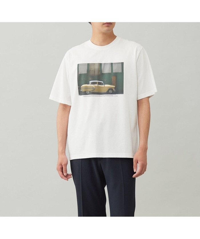 【アンフィーロ/UNFILO / MEN】の【接触冷感/UVケア】スマートストレッチ PHOTO TEE インテリア・キッズ・メンズ・レディースファッション・服の通販 founy(ファニー) https://founy.com/ ファッション Fashion メンズファッション Fashion for Men トップス・カットソー Cut & Sew Tops メンズシャツ Shirts おすすめ Recommended / Our Picks カットソー Cut and Sewn Top ストレッチ Stretch, Stretchy Fabric スマート Smart, Elegant スラックス Slacks, Dress Pants デニム Denim, Jeans Material プリント Print, Printed Pattern ヴィンテージ Vintage Style 夏 Summer 春 Spring S/S・春夏 SS, Spring/Summer, Warm Season |ID: prp329100004625496 ipo3291000000033432300
