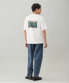 【アンフィーロ/UNFILO / MEN】の【接触冷感/UVケア】スマートストレッチ PHOTO TEE オフホワイト×グリーン|ID: prp329100004625496 ipo3291000000033432302