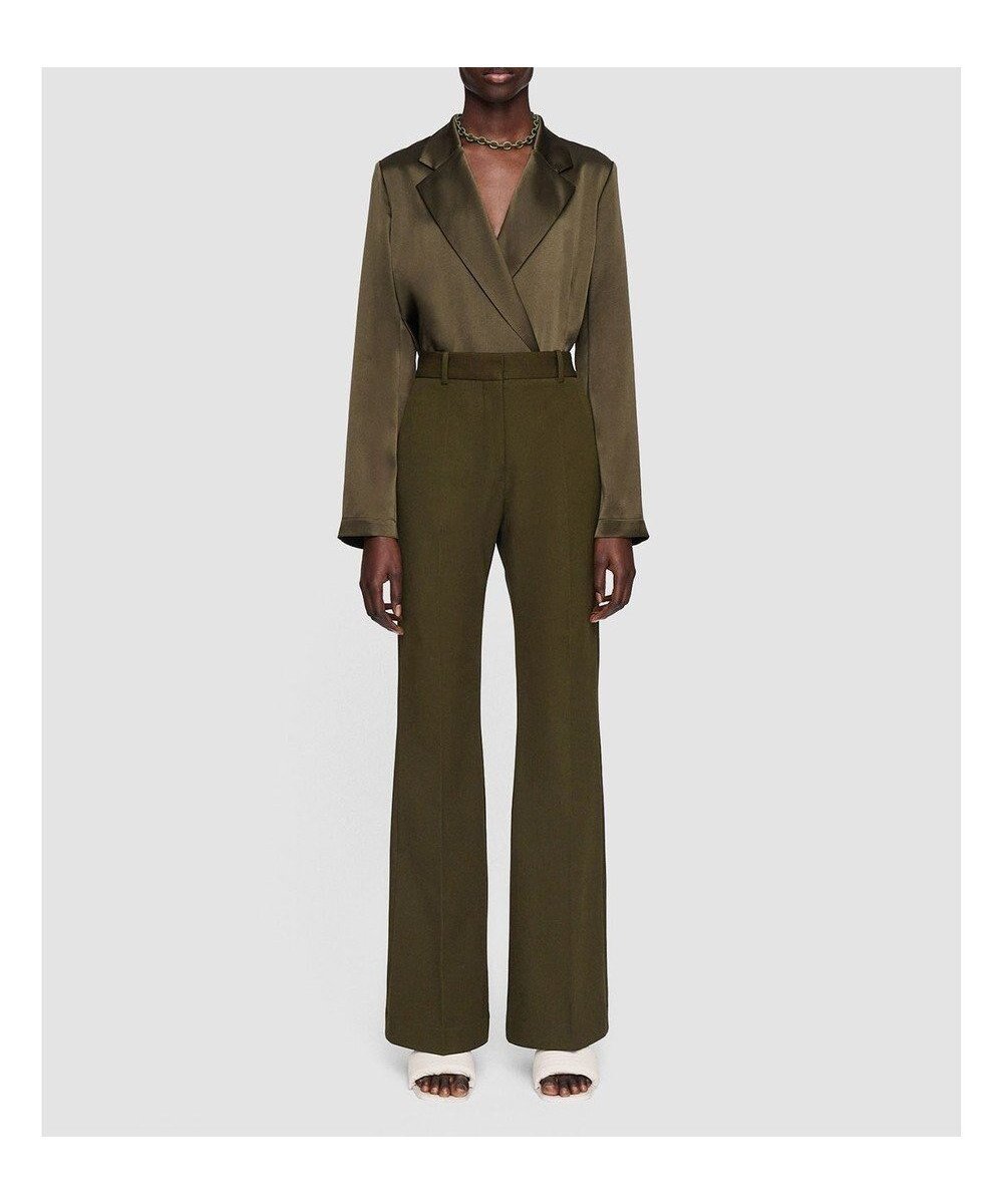 【ジョゼフ/JOSEPH】のギャバジンストレッチ フィットフレアートラウザーズ インテリア・キッズ・メンズ・レディースファッション・服の通販 founy(ファニー) 　ファッション　Fashion　レディースファッション　Fashion for Women　パンツ　Pants & Trousers　コンパクト　Compact, Small Size　ストレッチ　Stretch, Stretchy Fabric　ファブリック　Fabric, Textile　ポケット　Pocket, Pocket Detail　定番　Standard, Basic Item　A/W・秋冬　Autumn/Winter　Hass Avocado|ID: prp329100004625508 ipo3291000000033671464