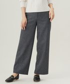 【ジェイ プレス/J.PRESS】のネップヘリンボーンワイドパンツ グレー系|ID: prp329100004625519 ipo3291000000033661161