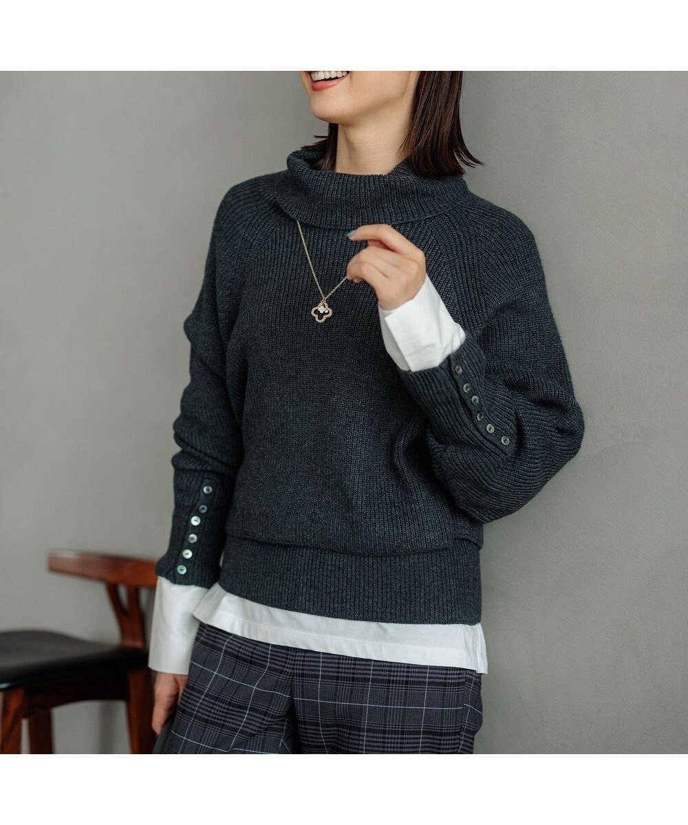 【組曲/KUMIKYOKU】の【WEB限定・2SET】オフショル風NEWツイン ニット 人気、トレンドファッション・服の通販 founy(ファニー) 　ファッション　Fashion　レディースファッション　Fashion for Women　トップス・カットソー　Cut & Sew Tops　ニット　Knit Tops & Sweaters　アンサンブルニット　Knit Ensembles & Twin Sets　アンサンブル　Ensemble Set　インナー　Innerwear　秋　Autumn　シンプル　Simple, Minimal　ジャケット　Jacket, Outerwear　スリーブ　Sleeve, Long Sleeve / Short Sleeve　タートル　Turtleneck, Turtle Collar　トレンド　Trend, Trending Now　バランス　Balance, Style Balance　フィット　Fit, Slim Fit　A/W・秋冬　Autumn/Winter　おすすめ　Recommended / Our Picks　エレガント 上品　Elegant　 other-1|ID: prp329100004625558 ipo3291000000033232916
