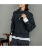 【組曲/KUMIKYOKU】の【WEB限定・2SET】オフショル風NEWツイン ニット チャコールグレー系|ID:prp329100004625558