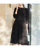 【ティアクラッセ/Tiaclasse】の【ダブルストレッチ・洗える】フレアワンピース ブラック|ID: prp329100004625565 ipo3291000000033233325