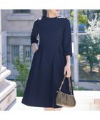 【ティアクラッセ/Tiaclasse】の【ダブルストレッチ・洗える】フレアワンピース ネイビー|ID: prp329100004625565 ipo3291000000033233326