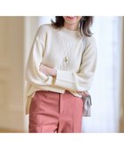 【エニィ スィス/any SiS】の【洗える】スフレアランパターン ニット アイボリー|ID: prp329100004625611 ipo3291000000034312002