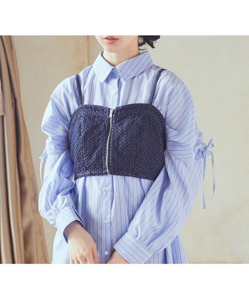 【アースミュージックアンドエコロジー/earth music&ecology】のフロントジップビスチェ 人気、トレンドファッション・服の通販 founy(ファニー) 　ファッション　Fashion　レディースファッション　Fashion for Women　アウター　Coat / Outerwear Collection　トップス・カットソー　Cut & Sew Tops　ベスト&ジレ / 重ね着スタイル　Vests & Gilets　ビスチェ　Bustiers & Corset Tops / Layered Bustier Style　おすすめ　Recommended / Our Picks　シンプル　Simple, Minimal　トレンド　Trend, Trending Now　フォルム　Silhouette, Form　ベスト　Vest, Waistcoat　ポケット　Pocket, Pocket Detail　ラウンド　Round, Round Neck　ラップ　Wrap, Wrap Design　夏　Summer　春　Spring　S/S・春夏　SS, Spring/Summer, Warm Season　 other-1|ID: prp329100004625625 ipo3291000000033711351