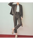 【エニィ スィス/any SiS】のウーステッドエステル テーパード パンツ モカグレー|ID: prp329100004625648 ipo3291000000035712895