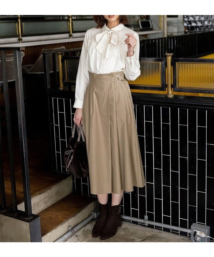 【エニィ スィス/any SiS】のウエストタック スカート インテリア・キッズ・メンズ・レディースファッション・服の通販 founy(ファニー) https://founy.com/ ファッション Fashion レディースファッション Fashion for Women スカート Skirts おすすめ Recommended / Our Picks ストレッチ Stretch, Stretchy Fabric ポケット Pocket, Pocket Detail ラップ Wrap, Wrap Design エレガント 上品 Elegant 新作・新入荷 New Arrivals / New In A/W・秋冬 Autumn/Winter |ID: prp329100004625656 ipo3291000000035546547