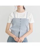 【アースミュージックアンドエコロジー/earth music&ecology】のSET2点コンパクトTEE+マルチwayニットビスチ 人気、トレンドファッション・服の通販 founy(ファニー) ファッション Fashion レディースファッション Fashion for Women トップス・カットソー Cut & Sew Tops ニット Knit Tops & Sweaters シャツ・ブラウス・オフィスカジュアル Elegant Blouses & Button-Ups ロングTシャツ・Tシャツ Longline T-Shirts & Tees カットソー・ベーシックTシャツ Cut-and-Sewn Tops / Stretch Tees & Basics おすすめ Recommended / Our Picks アンサンブル Ensemble Set カットソー Cut and Sewn Top コンパクト Compact, Small Size シンプル Simple, Minimal ビスチェ Bustier, Corset Top ポケット Pocket, Pocket Detail A/W・秋冬 Autumn/Winter thumbnail Light Gray|ID: prp329100004625663 ipo3291000000033336351