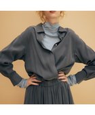 【組曲/KUMIKYOKU】のバウンディングシャーティングカシュクール ブラウス 人気、トレンドファッション・服の通販 founy(ファニー) ファッション Fashion レディースファッション Fashion for Women トップス・カットソー Cut & Sew Tops シャツ・ブラウス・オフィスカジュアル Elegant Blouses & Button-Ups ヴィンテージ Vintage Style カシュクール Wrap Design カフス Cuff Design キャミワンピース Cami Dress, Slip Dress ショルダー Shoulder, Shoulder Strap セットアップ Set-Up, Coordinated Outfit トレンド Trend, Trending Now ドレープ Drape, Draping Fabric ドロップ Drop Shoulder, Dropped Style ブラウジング Blouson Silhouette, Cinched Waist ブルゾン Blouson, Bomber Jacket 半袖 Short Sleeve, Half Sleeve A/W・秋冬 Autumn/Winter おすすめ Recommended / Our Picks thumbnail グレー系|ID: prp329100004625673 ipo3291000000033873457