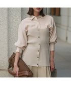 【組曲/KUMIKYOKU】のバウンディングシャーティングカシュクール ブラウス 人気、トレンドファッション・服の通販 founy(ファニー) ファッション Fashion レディースファッション Fashion for Women トップス・カットソー Cut & Sew Tops シャツ・ブラウス・オフィスカジュアル Elegant Blouses & Button-Ups ヴィンテージ Vintage Style カシュクール Wrap Design カフス Cuff Design キャミワンピース Cami Dress, Slip Dress ショルダー Shoulder, Shoulder Strap セットアップ Set-Up, Coordinated Outfit トレンド Trend, Trending Now ドレープ Drape, Draping Fabric ドロップ Drop Shoulder, Dropped Style ブラウジング Blouson Silhouette, Cinched Waist ブルゾン Blouson, Bomber Jacket 半袖 Short Sleeve, Half Sleeve A/W・秋冬 Autumn/Winter おすすめ Recommended / Our Picks thumbnail アイボリー系|ID: prp329100004625673 ipo3291000000033943636