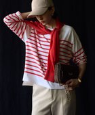 【23区/NIJYUSANKU】の【洗える】Armor-lux パネルボーダー 長袖Tシャツ 人気、トレンドファッション・服の通販 founy(ファニー) ファッション Fashion レディースファッション Fashion for Women トップス・カットソー Cut & Sew Tops シャツ・ブラウス・オフィスカジュアル Elegant Blouses & Button-Ups ロングTシャツ・Tシャツ Longline T-Shirts & Tees カットソー・ベーシックTシャツ Cut-and-Sewn Tops / Stretch Tees & Basics 洗える Machine Washable カットソー Cut and Sewn Top シンプル Simple, Minimal ジャケット Jacket, Outerwear デニム Denim, Jeans Material 長袖 Long Sleeve, Full Sleeve バスク Basque, Basque Style フィット Fit, Slim Fit フランス France, French ボーダー Border, Stripe ロング Long, Long-Length ワーク Workwear, Utility Style A/W・秋冬 Autumn/Winter 冬 Winter / This Winter 新作・新入荷 New Arrivals / New In エレガント 上品 Elegant 2025年 2025 2025-2026秋冬・A/W Autumn/Winter 2025–26 AW25–26 thumbnail オフ×バーミリオン|ID: prp329100004625694 ipo3291000000033235810