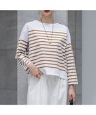 【23区/NIJYUSANKU】の【洗える】Armor-lux パネルボーダー 長袖Tシャツ 人気、トレンドファッション・服の通販 founy(ファニー) ファッション Fashion レディースファッション Fashion for Women トップス・カットソー Cut & Sew Tops シャツ・ブラウス・オフィスカジュアル Elegant Blouses & Button-Ups ロングTシャツ・Tシャツ Longline T-Shirts & Tees カットソー・ベーシックTシャツ Cut-and-Sewn Tops / Stretch Tees & Basics 洗える Machine Washable カットソー Cut and Sewn Top シンプル Simple, Minimal ジャケット Jacket, Outerwear デニム Denim, Jeans Material 長袖 Long Sleeve, Full Sleeve バスク Basque, Basque Style フィット Fit, Slim Fit フランス France, French ボーダー Border, Stripe ロング Long, Long-Length ワーク Workwear, Utility Style A/W・秋冬 Autumn/Winter 冬 Winter / This Winter 新作・新入荷 New Arrivals / New In エレガント 上品 Elegant 2025年 2025 2025-2026秋冬・A/W Autumn/Winter 2025–26 AW25–26 thumbnail オフ×キャメル|ID: prp329100004625694 ipo3291000000033235812
