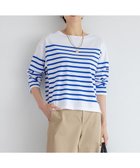【23区/NIJYUSANKU】の【洗える】Armor-lux パネルボーダー 長袖Tシャツ 人気、トレンドファッション・服の通販 founy(ファニー) ファッション Fashion レディースファッション Fashion for Women トップス・カットソー Cut & Sew Tops シャツ・ブラウス・オフィスカジュアル Elegant Blouses & Button-Ups ロングTシャツ・Tシャツ Longline T-Shirts & Tees カットソー・ベーシックTシャツ Cut-and-Sewn Tops / Stretch Tees & Basics 洗える Machine Washable カットソー Cut and Sewn Top シンプル Simple, Minimal ジャケット Jacket, Outerwear デニム Denim, Jeans Material 長袖 Long Sleeve, Full Sleeve バスク Basque, Basque Style フィット Fit, Slim Fit フランス France, French ボーダー Border, Stripe ロング Long, Long-Length ワーク Workwear, Utility Style A/W・秋冬 Autumn/Winter 冬 Winter / This Winter 新作・新入荷 New Arrivals / New In エレガント 上品 Elegant 2025年 2025 2025-2026秋冬・A/W Autumn/Winter 2025–26 AW25–26 thumbnail オフ×ロイヤルブルー|ID: prp329100004625694 ipo3291000000033235816