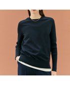 【ベイジ,/BEIGE,】の【WEB限定・洗える】WILLOW / ストレッチクルーネックリブニット 人気、トレンドファッション・服の通販 founy(ファニー) ファッション Fashion レディースファッション Fashion for Women トップス・カットソー Cut & Sew Tops ニット Knit Tops & Sweaters セーター Sweater, Knitwear 夏 Summer S/S・春夏 SS, Spring/Summer, Warm Season 洗える Machine Washable A/W・秋冬 Autumn/Winter thumbnail Navy|ID: prp329100004625703 ipo3291000000033943704
