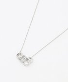 【ジェイ プレス/J.PRESS】のジルコニア ビジューリング ネックレス シルバー系|ID: prp329100004625712 ipo3291000000035729749