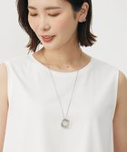 【ジェイ プレス/J.PRESS】のメタルコンビ ダブルリング ネックレス シルバー系|ID: prp329100004625714 ipo3291000000033235969