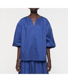 【ジョゼフ/JOSEPH】の【洗える】コットンサティーン ブラウス 人気、トレンドファッション・服の通販 founy(ファニー) ファッション Fashion レディースファッション Fashion for Women トップス・カットソー Cut & Sew Tops シャツ・ブラウス・オフィスカジュアル Elegant Blouses & Button-Ups なめらか Smooth, Silky Texture カフス Cuff Design ギャザー Gathered, Ruffled スリーブ Sleeve, Long Sleeve / Short Sleeve バルーン Balloon, Balloon Silhouette フィット Fit, Slim Fit リラックス Relax, Relaxed Fit エレガント 上品 Elegant 洗える Machine Washable A/W・秋冬 Autumn/Winter thumbnail Cobalt|ID: prp329100004625716 ipo3291000000033235990