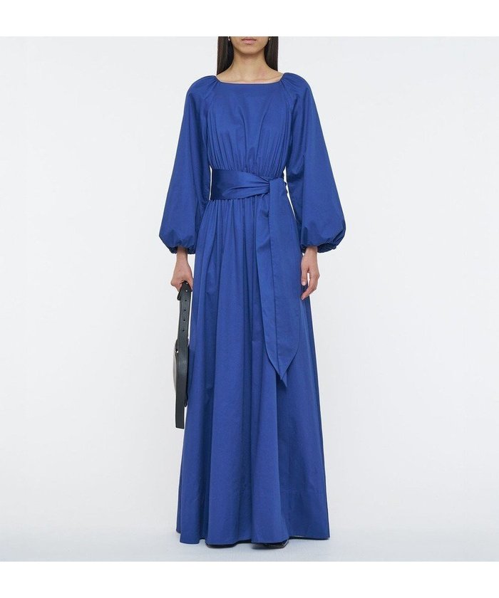【ジョゼフ/JOSEPH】のコットンサティーン ドレス インテリア・キッズ・メンズ・レディースファッション・服の通販 founy(ファニー) https://founy.com/ ファッション Fashion レディースファッション Fashion for Women ワンピース Dresses フォーマル・パーティードレス・結婚式用ドレス Elegant & Casual Dresses 新作・新入荷 New Arrivals / New In なめらか Smooth, Silky Texture カフス Cuff Design ギャザー Gathered, Ruffled スリーブ Sleeve, Long Sleeve / Short Sleeve ドレス Dress, One-Piece バルーン Balloon, Balloon Silhouette ロング Long, Long-Length ワイド Wide, Wide Fit エレガント 上品 Elegant A/W・秋冬 Autumn/Winter |ID: prp329100004625718 ipo3291000000033235996