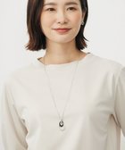 【ジェイ プレス/J.PRESS】のリバーシブルエポオーバル ネックレス ネイビー×ライトグレー系|ID: prp329100004625719 ipo3291000000033236003