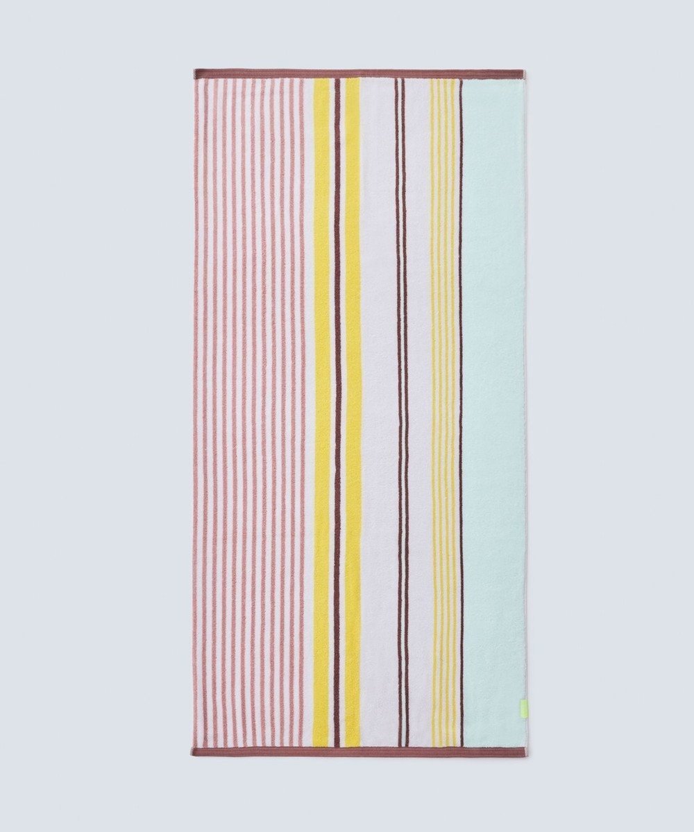 【コキュウ/COQ】のSTRIPE VIBES バスタオル インテリア・キッズ・メンズ・レディースファッション・服の通販 founy(ファニー) 　ファッション　Fashion　レディースファッション　Fashion for Women　コレクション　Collection, Seasonal Line　吸水　Absorbent, Quick-Dry　軽量　Lightweight, Ultra Light　ストライプ　Stripe, Striped Pattern　タオル　Towel, Bath Towel　バランス　Balance, Style Balance　ベーシック　Basic, Essential　ランダム　Random, Irregular　新作・新入荷　New Arrivals / New In　おすすめ　Recommended / Our Picks　犬　Dog　ブラウン|ID: prp329100004625733 ipo3291000000033236134