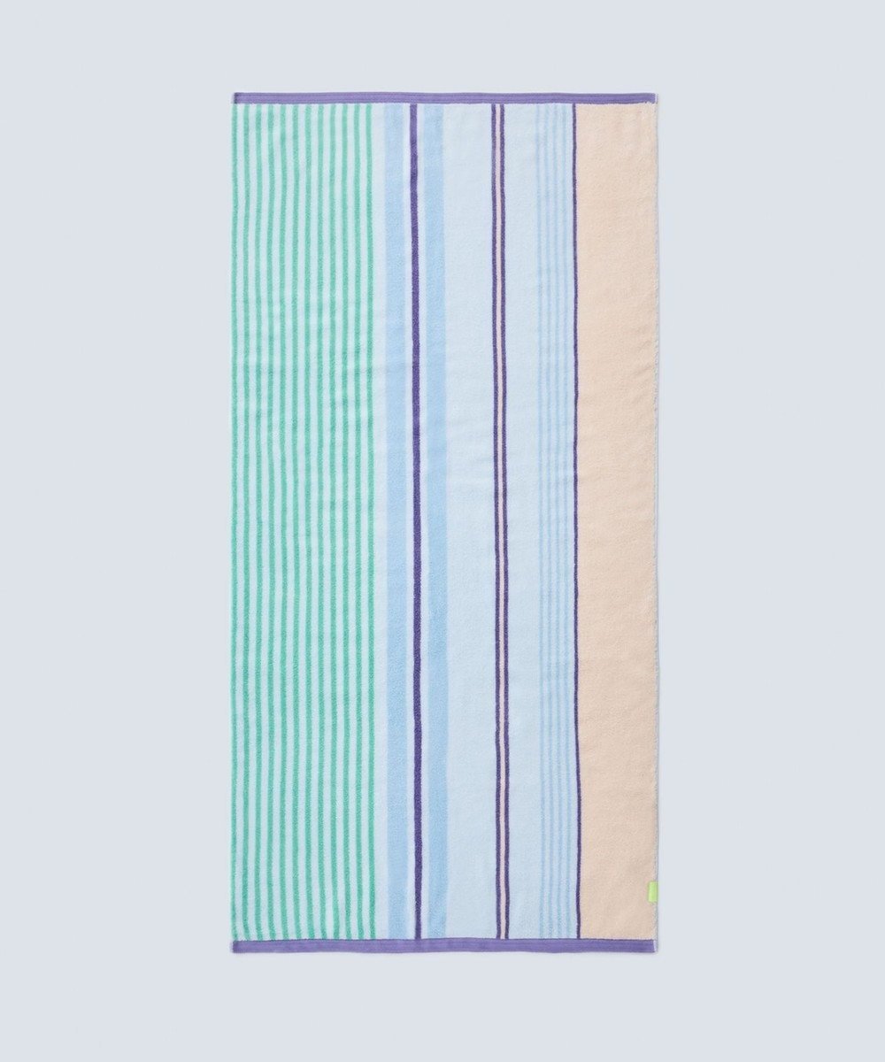 【コキュウ/COQ】のSTRIPE VIBES バスタオル インテリア・キッズ・メンズ・レディースファッション・服の通販 founy(ファニー) 　ファッション　Fashion　レディースファッション　Fashion for Women　コレクション　Collection, Seasonal Line　吸水　Absorbent, Quick-Dry　軽量　Lightweight, Ultra Light　ストライプ　Stripe, Striped Pattern　タオル　Towel, Bath Towel　バランス　Balance, Style Balance　ベーシック　Basic, Essential　ランダム　Random, Irregular　新作・新入荷　New Arrivals / New In　おすすめ　Recommended / Our Picks　犬　Dog　パープル|ID: prp329100004625733 ipo3291000000033236136