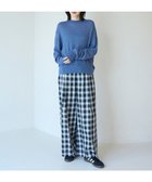 【アンフィーロ 自由区/UNFILO】のシアー オンブレーチェック ワイドパンツ チェック|ID: prp329100004625741 ipo3291000000033389841