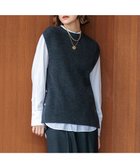 【23区/NIJYUSANKU】の【洗える】ベーシックカタアゼ ニットベスト グレー系|ID: prp329100004625813 ipo3291000000033682098