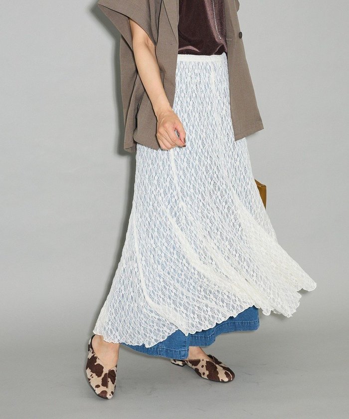 【グリーンパークス/Green Parks】の2WAYパネル切り替えレースフレアスカート インテリア・キッズ・メンズ・レディースファッション・服の通販 founy(ファニー) https://founy.com/ ファッション Fashion レディースファッション Fashion for Women スカート Skirts Aライン・フレアスカート A-Line & Flared Skirts おすすめ Recommended / Our Picks ジャケット Jacket, Outerwear タンク Tank Top, Sleeveless Top フレア Flare, Flared ペチコート Petticoat, Underskirt ポケット Pocket, Pocket Detail レース Lace, Lace Fabric ロング Long, Long-Length エレガント 上品 Elegant A/W・秋冬 Autumn/Winter |ID: prp329100004625820 ipo3291000000033716524