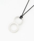 【自由区/JIYU-KU】のダブルスカーフリング ネックレス マットシルバー|ID: prp329100004625821 ipo3291000000033716534